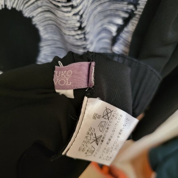 Tokuko 1er Vol tunic geometric design dress - size 4 (U.S.) Black – used - Picture 6 of 12